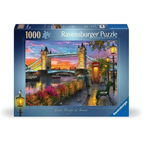 Ravensburger Tower Bridge at Sunset 1000pc Jigsaw Puzzle RB00041