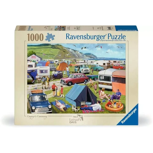 Ravensburger Leisure Days No.5, Camping & Caravanning 1000pc Jigsaw Puzzle RB00122