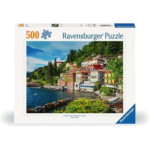 Ravensburger Lake Como Italy 500pc Puzzle RB00201