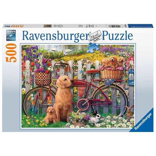 Ravensburger Cute Dogs in the Garden 500pc Jigsaw Puzzle RB00209