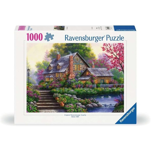 Ravensburger Romantic Cottage 1000pc Jigsaw Puzzle RB00464