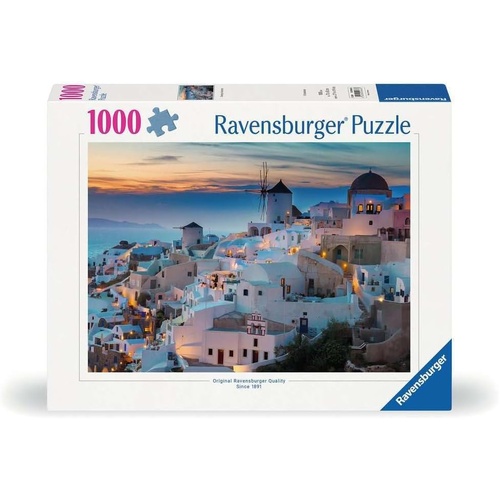 Ravensburger Evening in Santorini 1000pc Jigsaw Puzzle RB00663