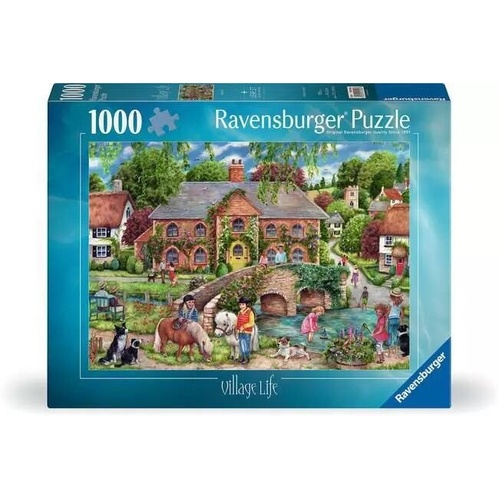 Ravensburger Village Life 1000pc Puzzle RB01526