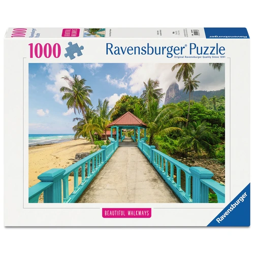 Ravensburger Beautiful Walkways Colourful Bridge in Malaysia 1000pc Jigsaw Puzzle RB01766
