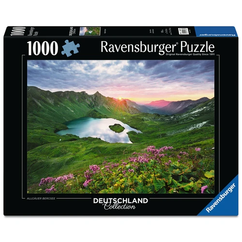 Ravensburger Deutschland Collection Allgauer Bergsee 1000pc Jigsaw Puzzle RB01768