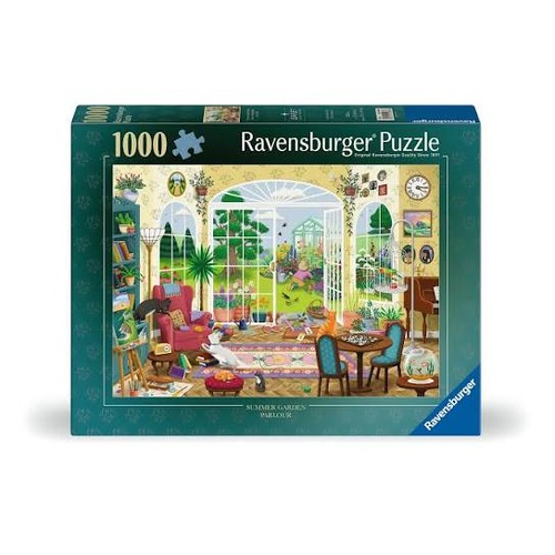 Ravensburger Summer Garden Parlour 1000pc Jigsaw Puzzle RB01988