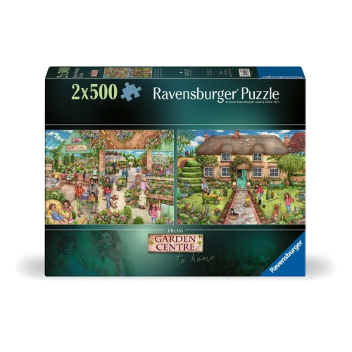 Ravensburger From Garden Centre to Home 2 x 500pc Jigsaw Puzzle RB01998