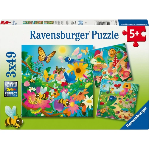 Ravensburger Bugs, Bugs, Bugs 3x49pc puzzle RB04130