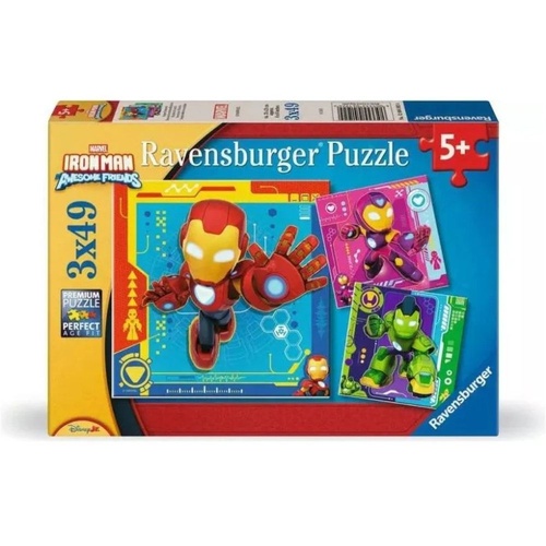 Ravensburger Marvel Iron Man 3x49pc Puzzle RB04192