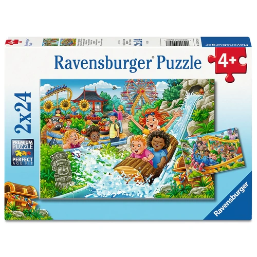 Ravensburger Amusement Park Fun 2x24pc Jigsaw Puzzle RB04258