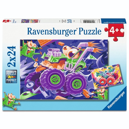 Ravensburger Monster Trucks 2x24pc Puzzle RB04259