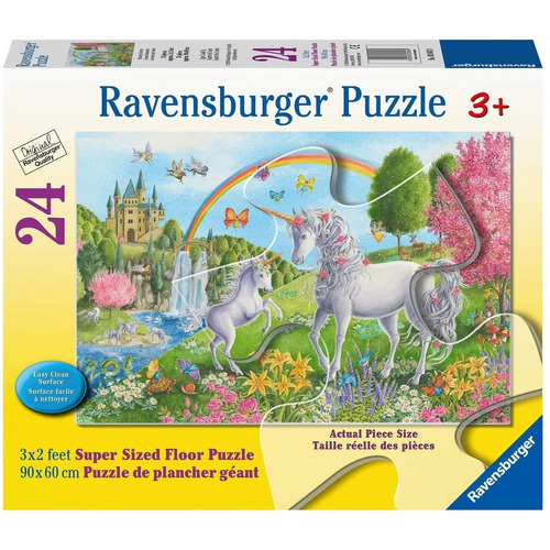 Ravensburger Prancing Unicorns 24pc Super Sized Floor Puzzle RB03043**