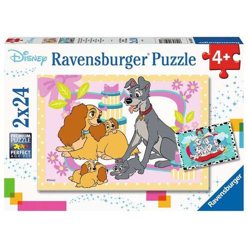 Ravensburger Disney's Favourite Puppies 2x24pc Puzzle RB05087