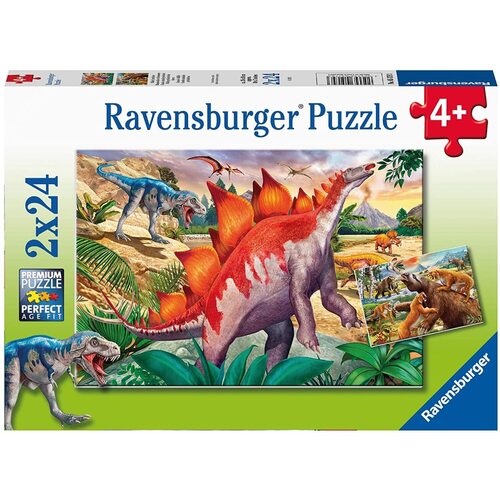 Ravensburger Jurassic Wildlife 2x24pc Puzzle RB05179
