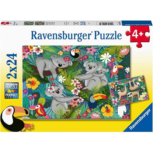 Ravensburger Koalas and Sloths 2x24pc Puzzle RB05183