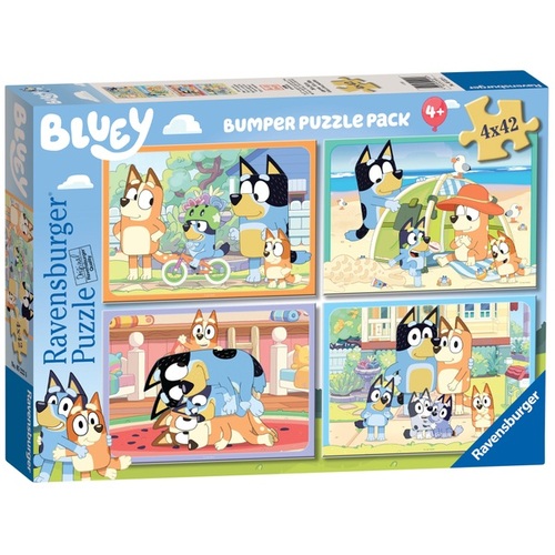 Ravensburger Bluey Gotta Be Done! Puzzle Pack 4 x 42pc 05222