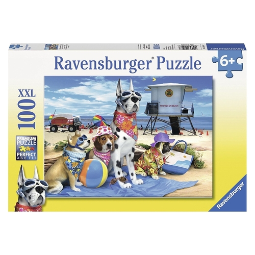 Ravensburger No Dogs On The Beach 100pc XXL Jigsaw Puzzle RB10526