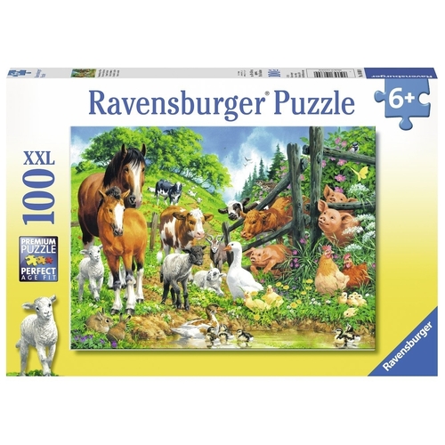 Ravensburger Animal Get Together 100pc XXL Puzzle RB10689