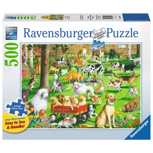Ravensburger At The Dog Park 500pc Large Format Jigsaw Puzzle RB14870