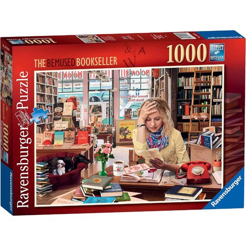 Ravensburger The Bemused Bookseller 1000pc Puzzle 16418