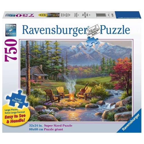 Ravensburger Riverside Livingroom 750pc Large Format Jigsaw Puzzle RB16445