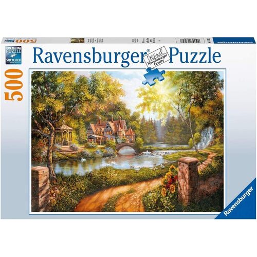 Ravensburger Cottage by the River 500pc Puzzle RB16528