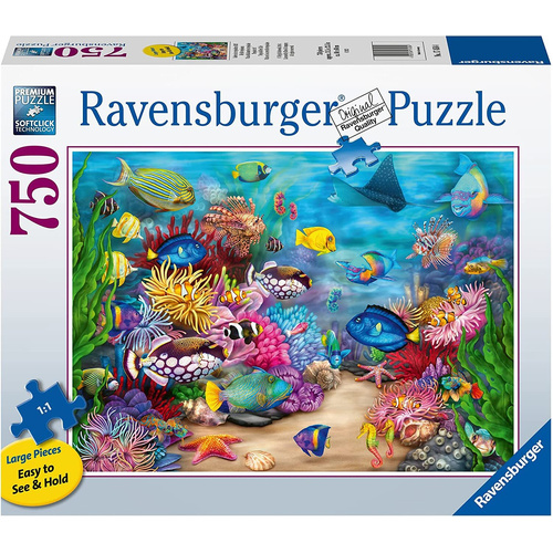 Ravensburger Tropical Reef Life 750pc Large Format Jigsaw Puzzle RB17458