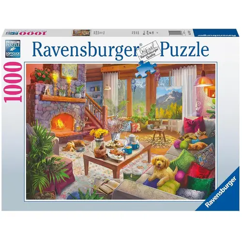 Ravensburger Cozy Cabin 1000pc Puzzle RB17495