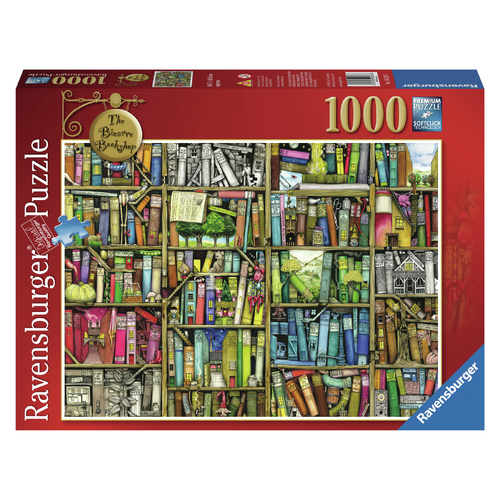 Ravensburger The Bizarre Bookshop 1000pc Puzzle RB19226