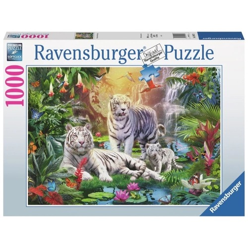 Ravensburger White Tiger Family 1000pc Puzzle RB19947
