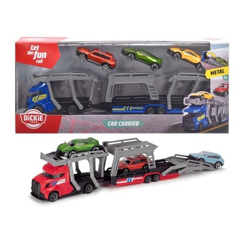 Dickie Toys Car Carrier Transporter with 3 cars Assorted DK50862
