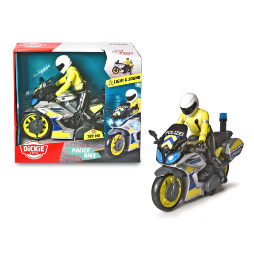 Dickie Toys Police Bike with Lights & Sound 8038