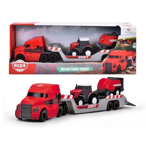 Dickie Toys Mack Truck & Massey Ferguson Micro Farm DK84768