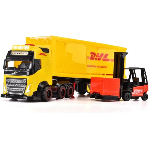 Dickie Toys Volvo DHL Heavy Truck & forklift DK89145