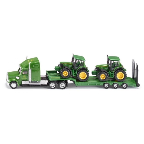 Siku Low Loader with John Deere Tractors 1:87 Scale Diecast Metal SI1837