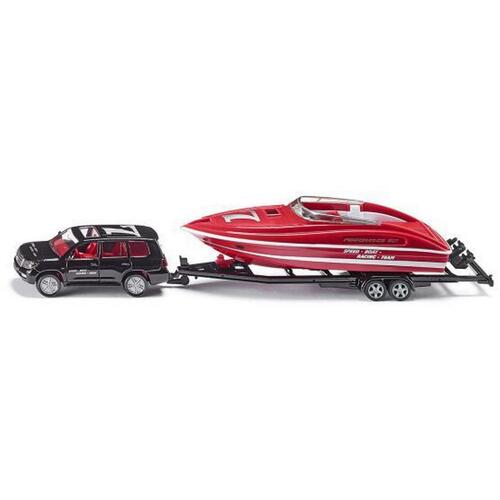 Siku Toyota Landcruiser with Motorboat 1:55 scale diecast SI2543