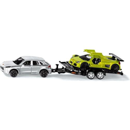 Siku Super Car And Trailer  Diecast Vehicle 1:55 Scale SI2544