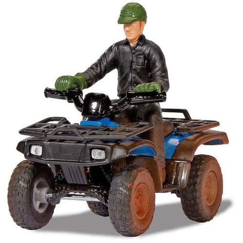 Siku Farmer Massey Ferguson AgTV Farm Quad with Driver 1:32 Scale SI3054