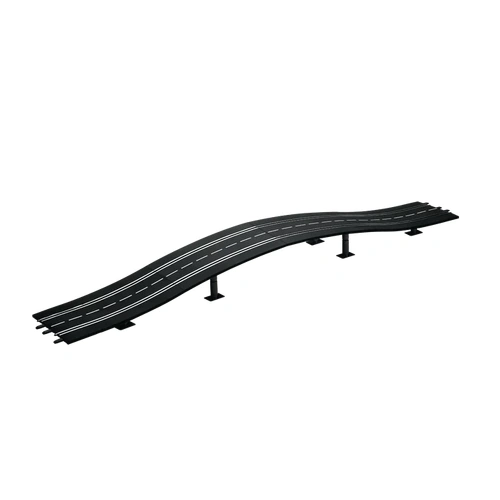 Carrera 124/132 Crossing Bridge Overpass Track 4pc 20587