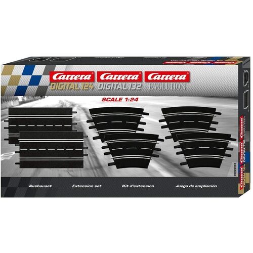 Carrera 124/132 Slot Car Track Extension Set #2 6pc 26955