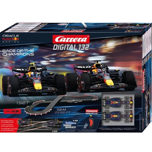 Carrera Digital 132 Race of the Champions F1 7.3m Wireless Slot Car Set 30048