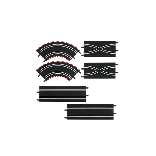 Carrera GO!!! 1:43 Extension Set #1 6pc Slot Car Tracks 61600