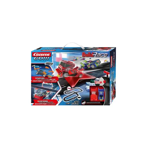 Carrera Go!!! 1:43 Scale Slot Car Set Build n Race Construction 6.2m 72662531