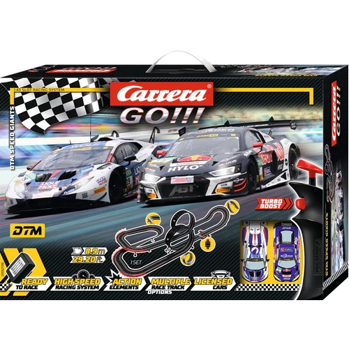 Carrera GO!!! DTM Speed Giants 8.9m Slot Car Set 62596