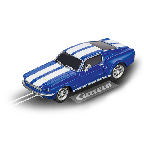 Carrera GO!!! Ford Mustang '67 Racing Blue Slot Car 64146