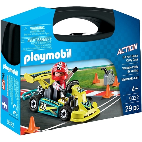 Playmobil Small Go Kart Carry Case 9322 **