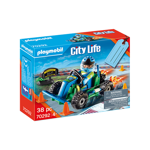 Playmobil City Life Go-Kart Racer Gift Set 70292