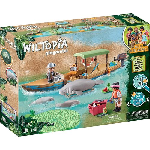 Playmobil Wiltopia Boat Trip to the Manatees 71010