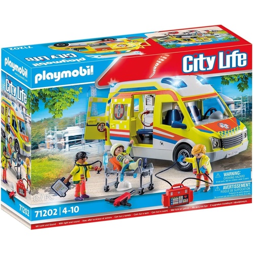 Playmobil Ambulance with Lights & Sound 71202