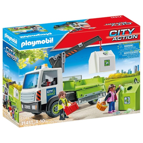 Playmobil City Action Waste Glass Truck with Container 71431